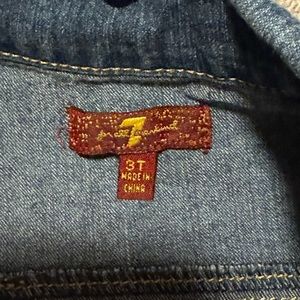 7 for all man kind girls jacket